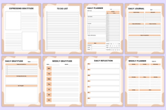 2026 Vision Board &amp; Goal Workbook Canva Templates Product Image 5