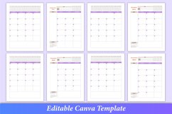 Editable 2024 Planner &amp; Agenda Canva Interior Product Image 6