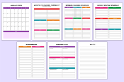 2026 Decluttering &amp; Cleaning Organizer Canva Interiors Product Image 6