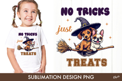 Halloween Dog Sublimation PNG. Witch Dog PNG Product Image 1