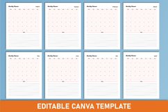 Editable 2024 Anxiety Journal Canva Template Product Image 6