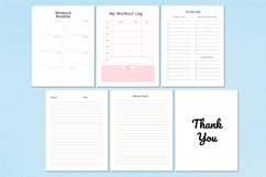 2026 Fitness &amp; Meal Planner For KDP Interior Product Image 6