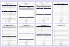 2026 Magical Moon &amp; Tarot Journal Canva Templates Product Image 6