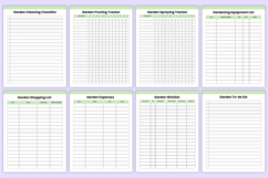 2026 Gardening Journal Bundle Canva Template Product Image 6