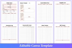 Editable Girl Boss Planner Canva Template Product Image 6