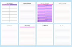 2026 End Of Life Planner For Canva KDP Interior Product Image 6