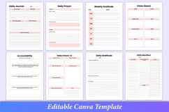 Self Care Journal Bundle Canva Template Product Image 6