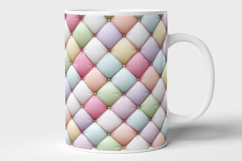 Pastel Quilted Puff Seamless Pattern and Digital Paper Product Image 7