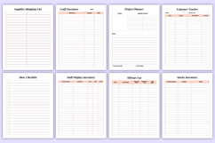 Craft Seller Business Organizer | Handmade Shop Planner Product Image 7