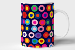 Bright Pop Circles Seamless Pattern and Digital paper Product Image 6