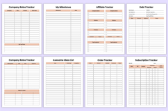 2026 Online Business Workbook Canva Template Product Image 7