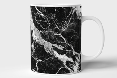 Black &amp; White Marble Texture Seamless Pattern Product Image 7