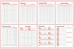 2026 Budget &amp; Expense Tracker Canva Template Product Image 7