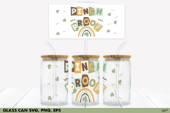 St Patrick’s Day Glass Can SVG, EPS, PNG. Glass Can 16 OZ Product Image 1