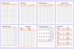Ultimate 2026 Budget Sheets Bundle Canva Template Product Image 7