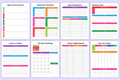 2026 ADHD Workbook For Kids Canva Templates Product Image 7