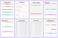 2026 Therapy &amp; Healing Workbook Canva Templates Product Image 7