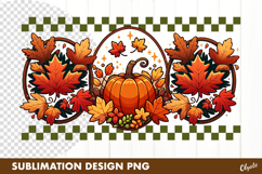 Fall Tshirt Sublimation. Autumn Frame Sublimation Tshirt Product Image 1