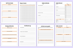 2026 Therapy Journal Bundle Canva Template Product Image 7
