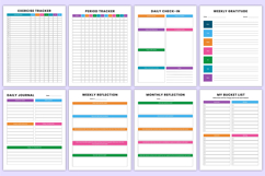 2026 Self-Discovery Workbook Canva Interiors Product Image 8