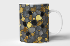 Stone and Gold Seamless Pattern and Digital Paper Design Product Image 7