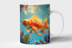 Watercolor Forest Landscape Digital Paper Background Product Image 8