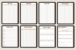2026 Digital Reading Journal Bundle Canva Template Product Image 7