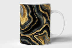 Black and Gold Agate Seamless Pattern and Digital paper Product Image 7
