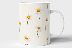 Watercolor Daisy Flower Seamless Pattern and Digital Paper Product Image 7