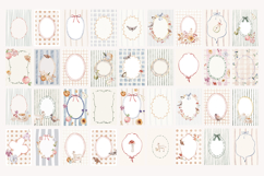 Cozy Season Watercolor Frames and Backgrounds Product Image 3