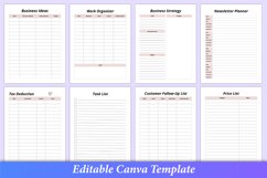 Editable Girl Boss Planner Canva Template Product Image 7