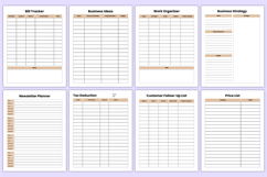 2026 Side Hustle Workbook Canva Template Product Image 7