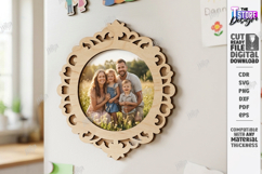 Fridge Magnet Frame Laser Cut Bundle | Magnetic Photo Frame Product Image 9
