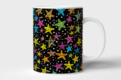 Scribble Stars Seamless Pattern and Digital Paper Design Product Image 7