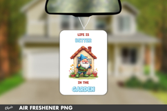 Spring Air Freshener Sublimation, Garden Car Fresh PNG Product Image 1