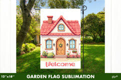 Spring Garden Flag PNG, Welcome Garden Flag PNG Product Image 1