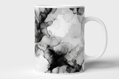 Black and White Alcohol Ink Seamless Pattern Product Image 7