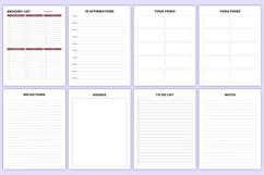 2026 Mind &amp; Body Yoga Journal Canva Templates Product Image 7
