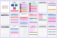 Ultimate 2026 ADHD Life Organizer Bundle Canva Interiors Product Image 7