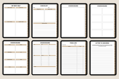 2026 Digital Vision Board Workbook Canva Template Product Image 7