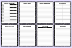 2026 Final Wishes &amp; Legacy Organizer Canva Templates Product Image 7