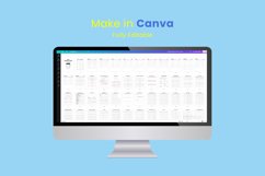 Editable 2024 Shopify Store Planner Canva Interior Product Image 7
