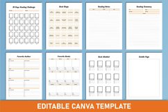 Editable 2024 Reading Planner Canva Interior Product Image 7