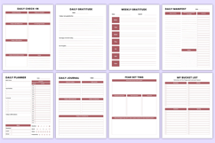 2026-27 Self Care Journal Canva Templates Product Image 7