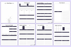 2026 Magical Moon &amp; Tarot Journal Canva Templates Product Image 7
