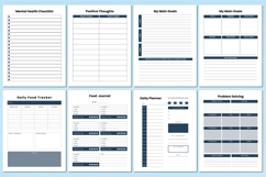 2026 Mental Health Planner Canva Interior Product Image 7