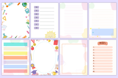 Mega Kids Writing Notebook Paper Bundle Canva Templates Product Image 7
