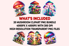 Mushroom Clipart Bundle Product Image 7