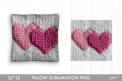 Knitting Pink Pillow Sublimation PNG Product Image 1