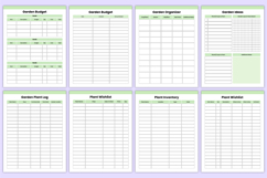 2026 Gardening Journal Bundle Canva Template Product Image 7